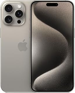 iPhone 15 Pro Max 256GB - Natural Titanium - Good - (Renewed)